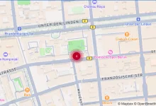 Dieselbe Karte mit OpenStreetMap-Kartendaten als Kartengrundlage